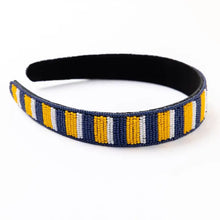 Load image into Gallery viewer, Striped Beaded Headband