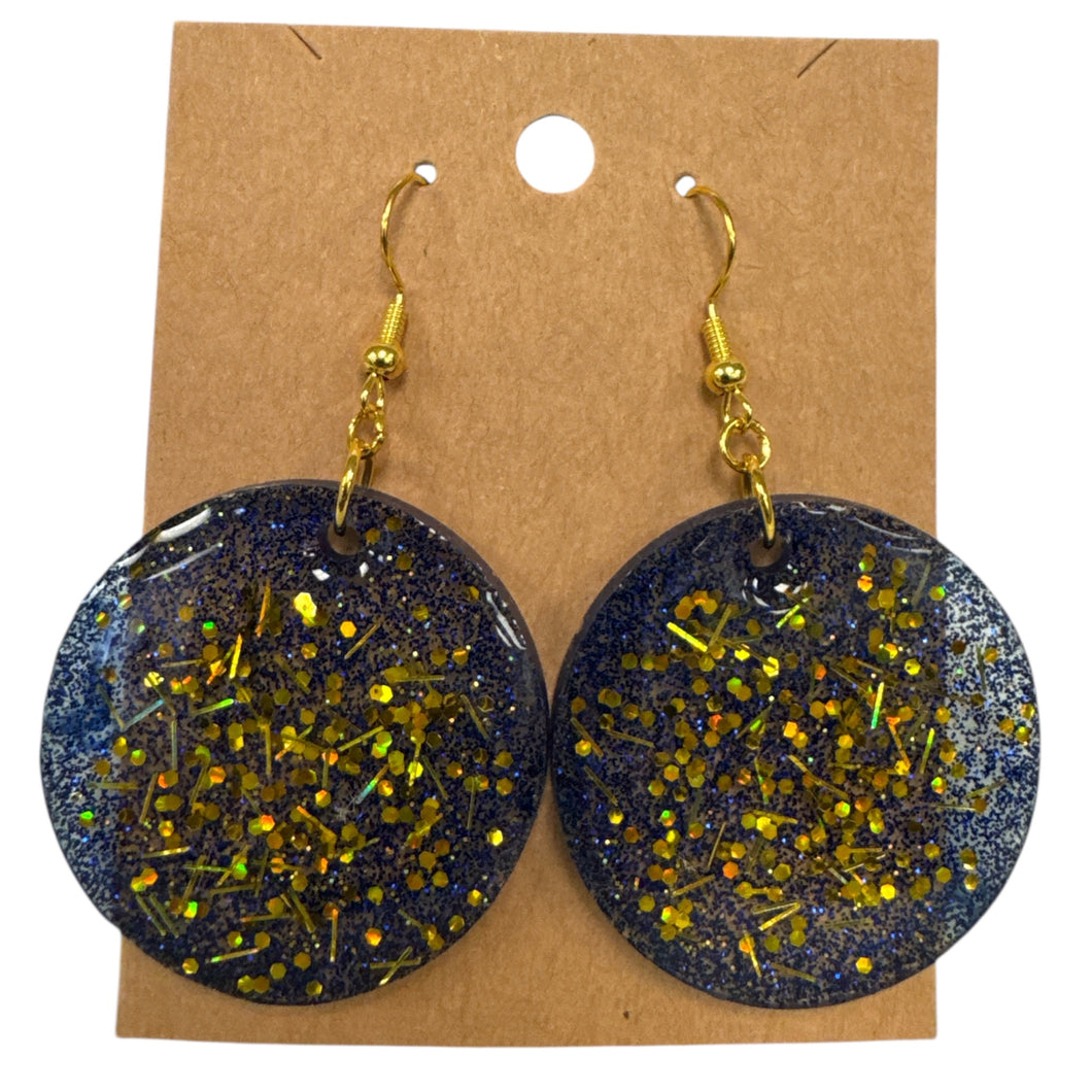 Round Resin Earrings