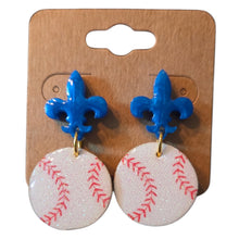 Load image into Gallery viewer, Baseball/ Softball Resin Earrings
