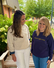 Load image into Gallery viewer, Women&#39;s Fleece Crew Neck Sweatshirt

