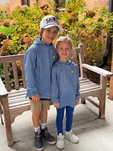 Load image into Gallery viewer, Girl&#39;s Leggings (Royal Blue, Navy and Gold)
