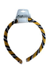Load image into Gallery viewer, Wrapped Ribbon Headband (Royal Blue and Navy)

