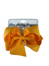 Load image into Gallery viewer, Medium Classic Bow (Gold and Royal Blue)
