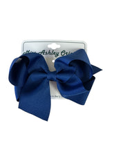 Load image into Gallery viewer, Medium Classic Bow (Gold and Royal Blue)
