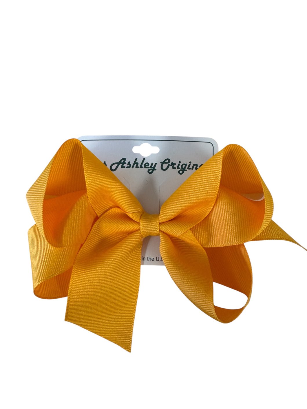 Large Classic Bow (Gold and Royal Blue)