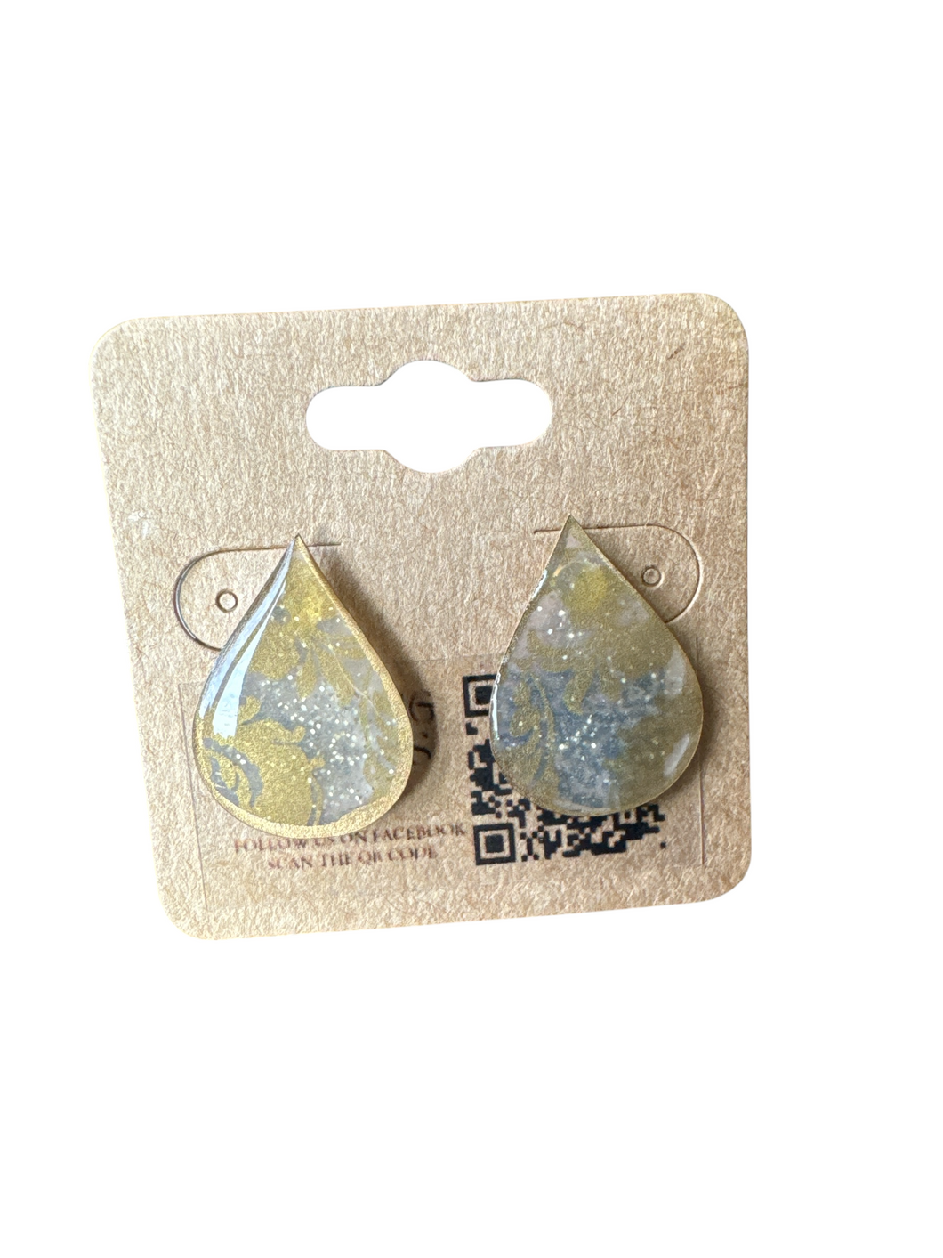 Teardrop Resin Earrings