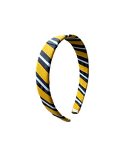 Load image into Gallery viewer, Wrapped Ribbon Headband (Royal Blue and Navy)
