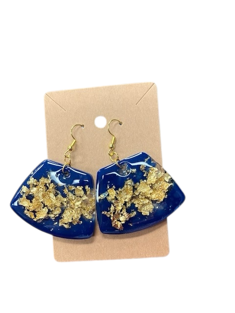 Trapezoid Resin Earrings
