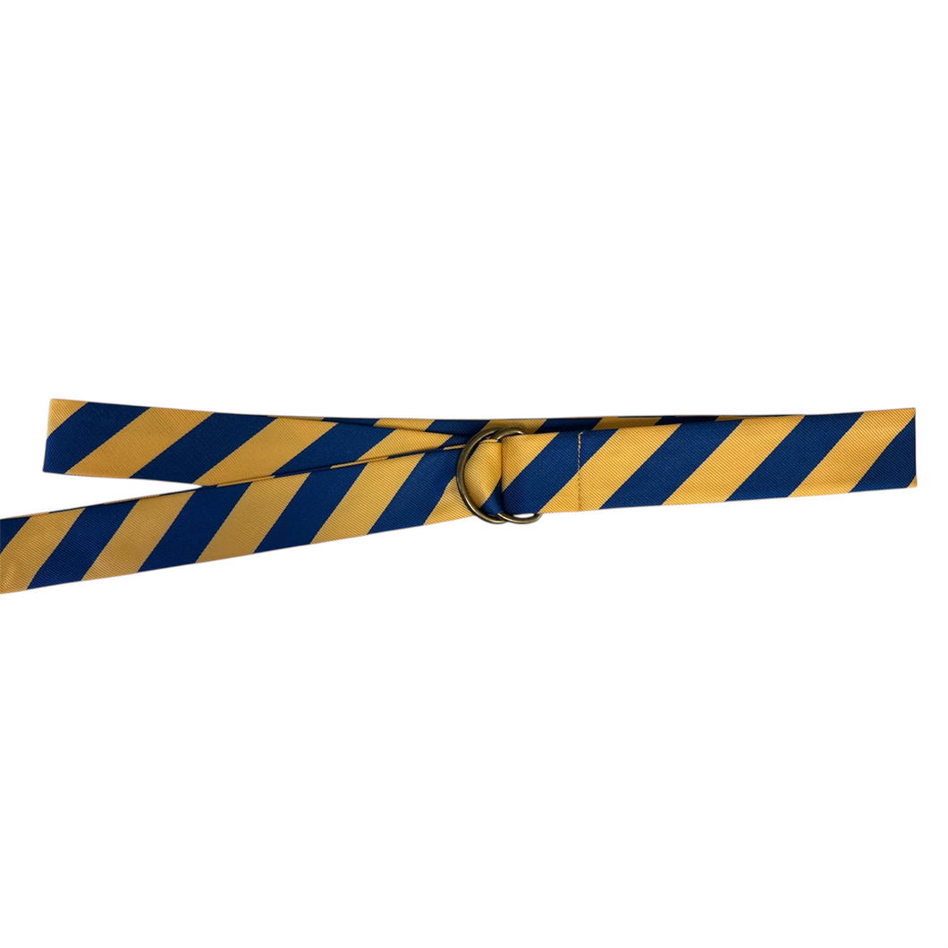 Striped D-Ring Belt