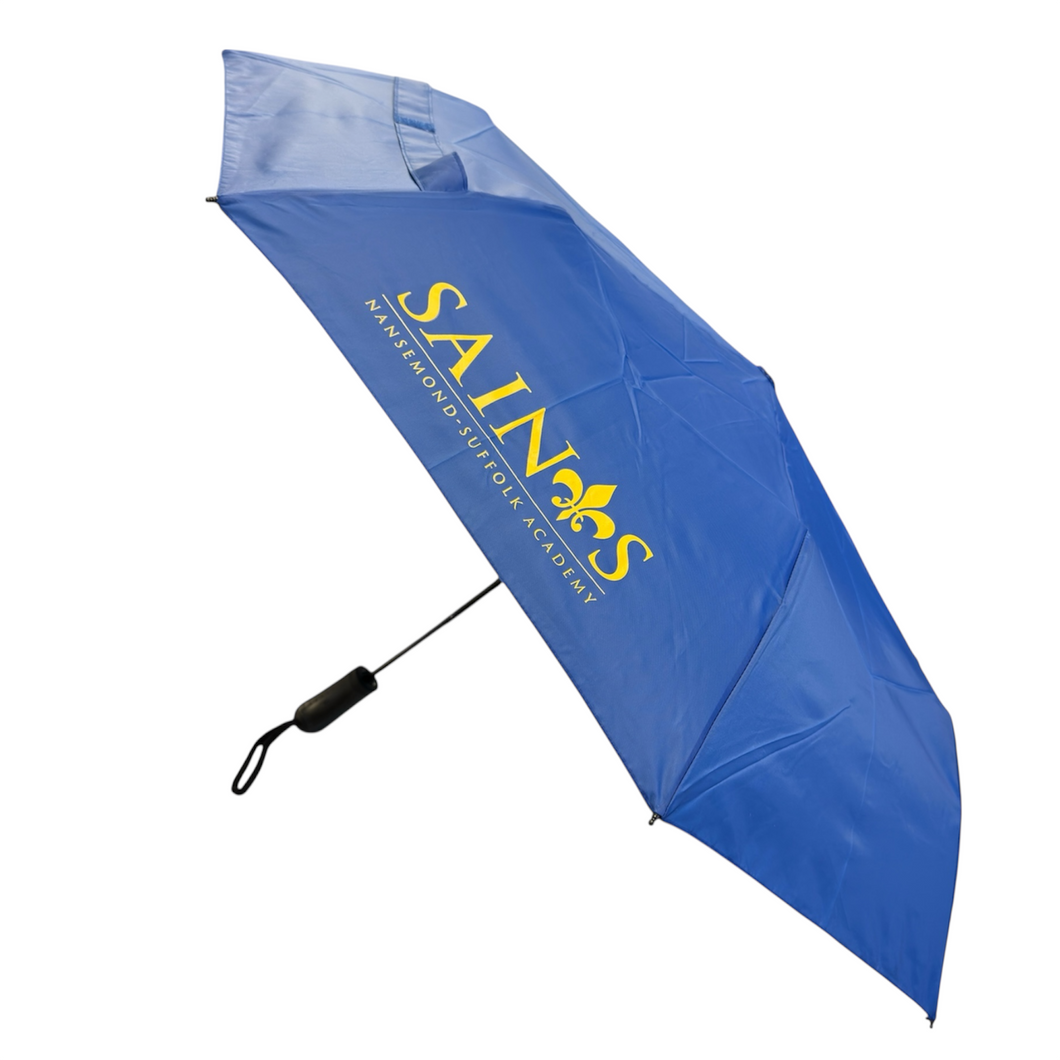 Folding Umbrella with Gold Logo