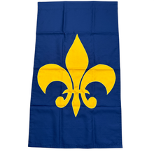Load image into Gallery viewer, Fleur de Lis Flag (Garden and House)
