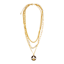 Load image into Gallery viewer, Fleur de Lis Layered Necklace
