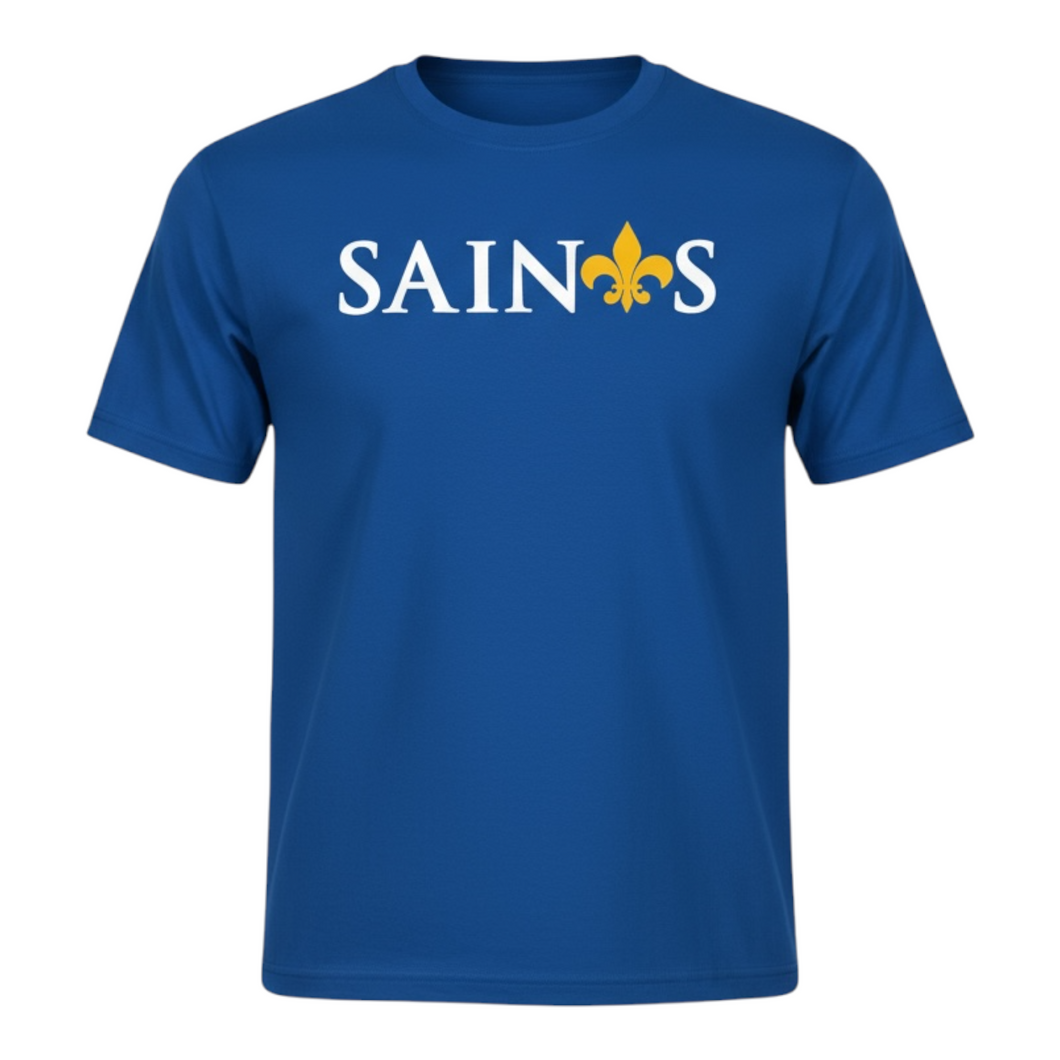 Saints Classic T-Shirt (Royal Blue)