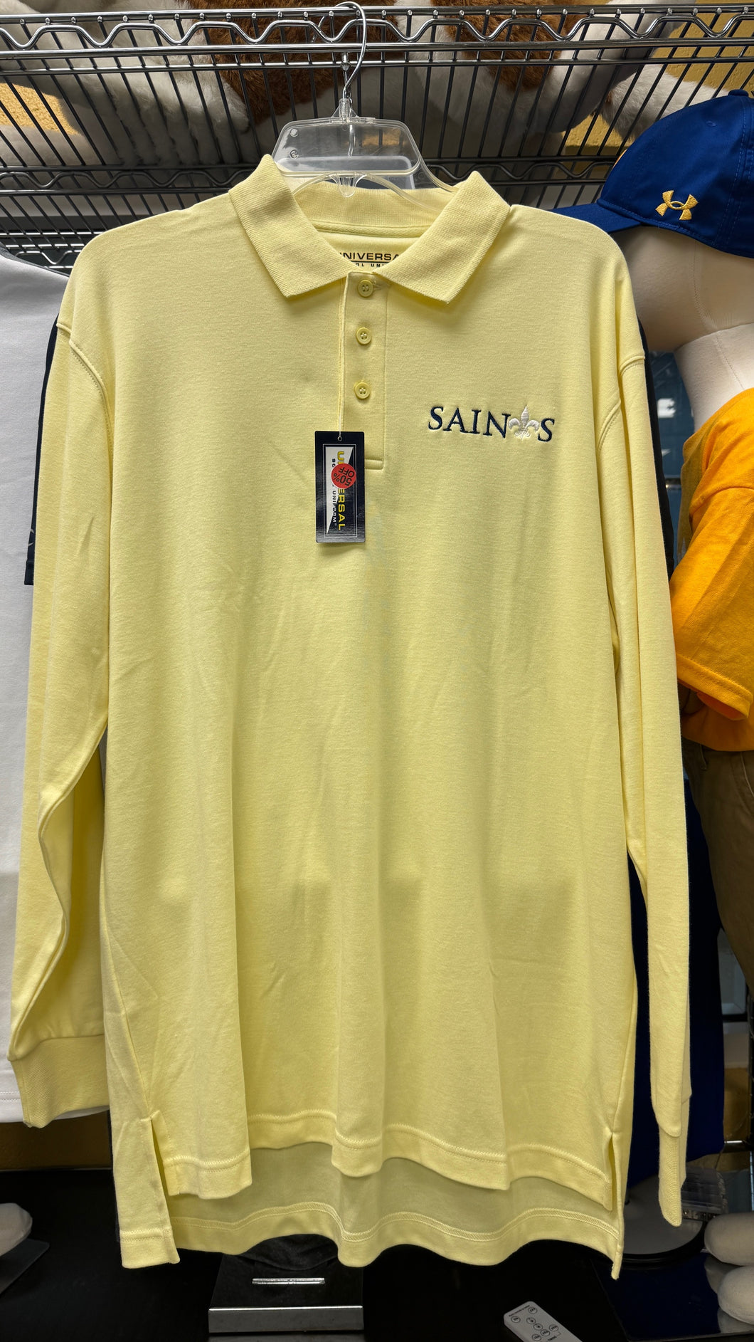 SALE 50% OFF Polo Men's LS Jersey (WSL)-yellow : all mens