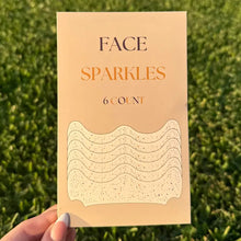 Load image into Gallery viewer, Navy and Gold Face Sparkles
