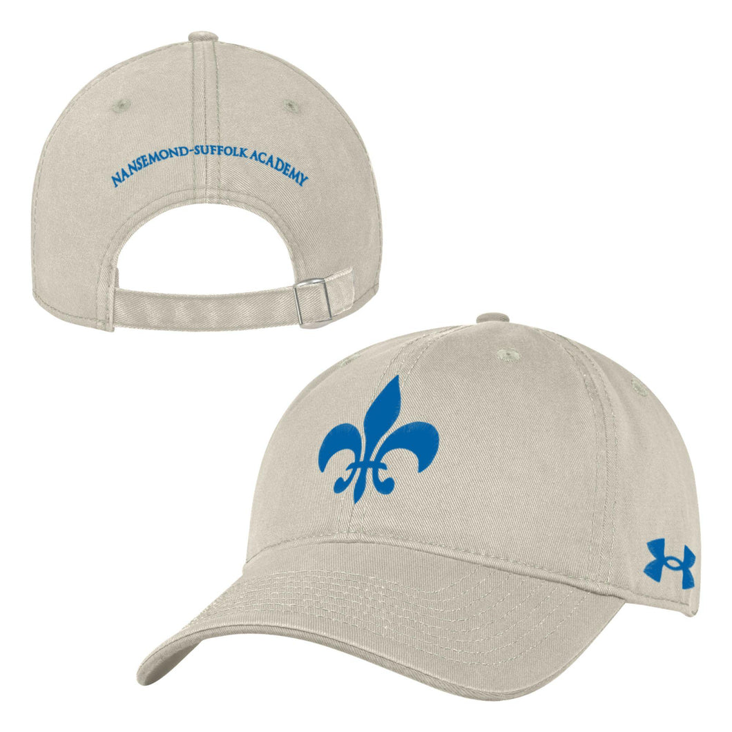 UA Adult Washed Performance Cotton Hat - Fleur de Lis