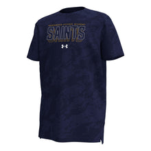 Load image into Gallery viewer, Youth Tech Vent Jacquard Tee (Navy and Gray)
