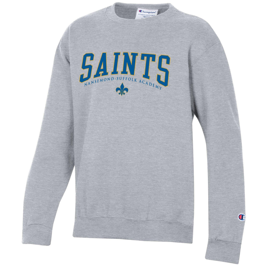 Youth Powerblend Fleece Crew Neck Sweatshirt
