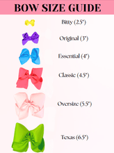 Load image into Gallery viewer, 5.5" Oversize Grosgrain Hair Bows (Multiple Colors)
