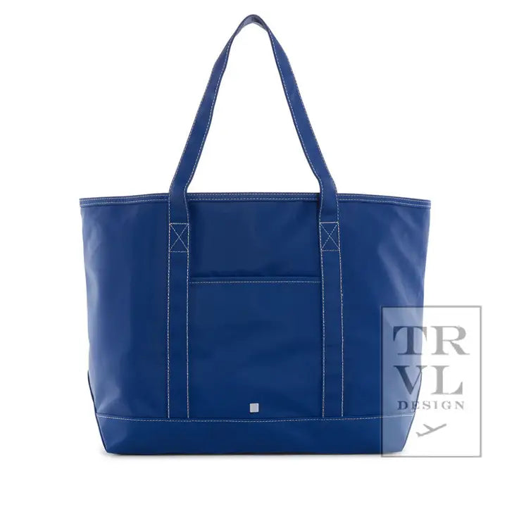 Large Coated Canvas Tote