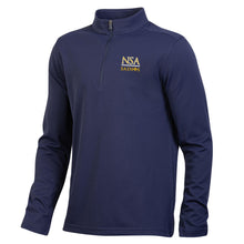 Load image into Gallery viewer, Youth Pique 1/4 Zip (Navy and Royal Blue)

