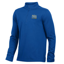 Load image into Gallery viewer, Youth Pique 1/4 Zip (Navy and Royal Blue)
