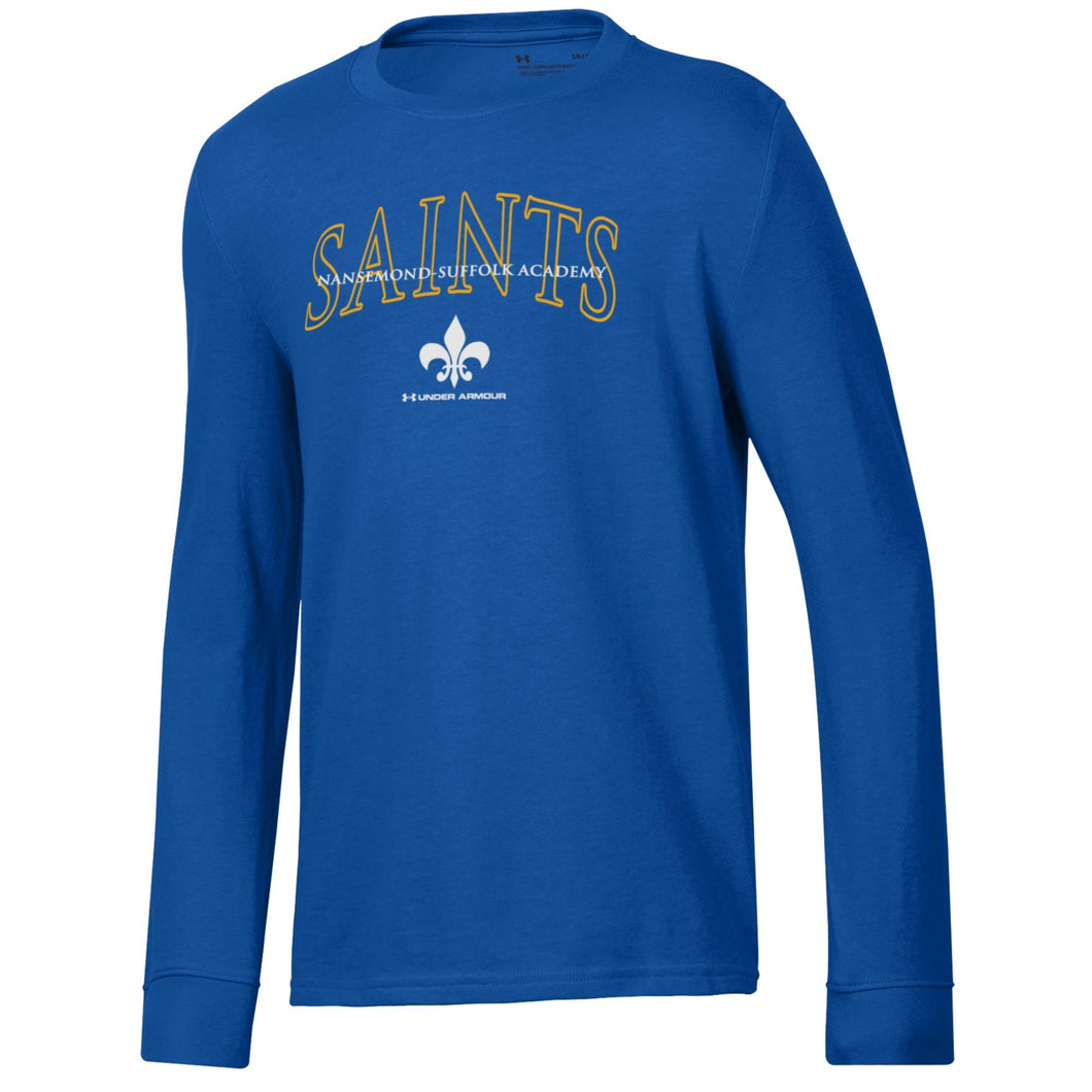 Youth Performance Cotton Long Sleeve Tee